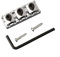 EXTRWORY Ersatz Gitarren Sicherungsmutter für Floyd Rose Tremolo Bridge, 43 mm Komplettes Set mit Schrauben und Schraubenschlüssel(Chrome)