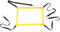 lanliflying Baseball Pitching Target - Baseball Strike Zone Target mit 4 verstellbaren Riemen - Professionelles Baseball-Pitching-Netz-Zubehör, um Werfen und Schlagen mit Genauigkeit zu üben