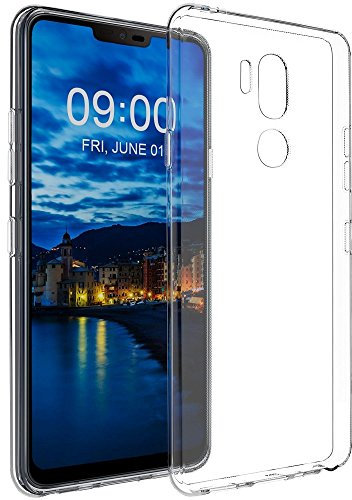 REY Transparent Silikonhülle TPU für LG G7 THINQ, Handyhülle Premium Kratzfest TPU Durchsichtige Schutzhülle, Ultradünne 0,33 mm