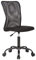 T-LoVendo Silla de Oficina o Escritorio ergonómica. Sin reposabrazos. Juvenil sin Brazos. Tela Transpirable. con Ruedas, giratoria. Negra.