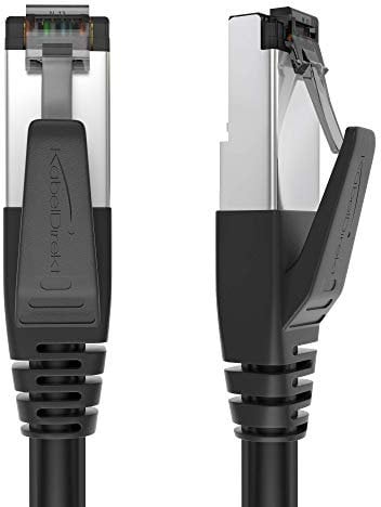 KabelDirekt – Cat 8 Netzwerkkabel, 40 Gigabit, flexibel & bruchfest konstruiert – 7,5m (LAN Kabel/Ethernet Kabel/Patchkabel, für maximale Glasfaser-Geschwindigkeit und für PC-Gaming/PS5/Xbox)