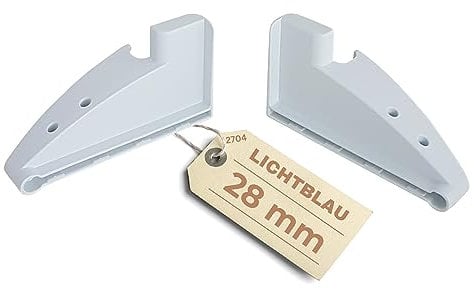Lichtblau Seitenteil Set Flaschenfach Halter rechts 7438550 + links 7438548, 9097207, 9097208 I Liebherr Kühlschrank Ersatzteile für Flaschenablage Zubehör 7427333 7427329 7438552 7438554