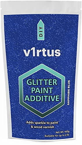 v1rtus | Glitter Paint ADDITIVE - 100g / Sapphire Blue Holographic
