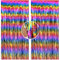 2Pcs 1m*2m Halloween rainbow Foil Curtain Door Curtain,Metallic Tinsel Curtains Party Backdrop Curtain Shimmer Curtain,Fringe Backdrop Hanging Streamer for Halloween Xmas Birthday Wedding Prom Party