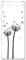 banjado® Wandgarderobe aus Echtglas/Design Garderobe 50 x 125 cm groß/Flurgarderobe mit 7 Haken/Beschreibbares Garderobenpaneel Motiv Pusteblume 2