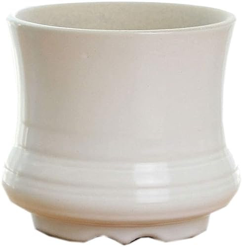 PHONME Pots de plantes d'intérieur et d'extérieur de 8,8 x 8 cm, pots de fleurs d'intérieur, 1 pot de fleurs en céramique d'extérieur avec trou de drainage pour plantes succulentes jardin décoration
