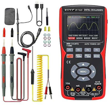 Outil Diagnostic Automobile Multimètre D'oscilloscope Numérique Tenu Dans Main Avec Mesure D'écran Couleur 2,8 Pour L'oscilloscope D'écran Couleur Réparation Voiture