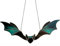 Halloween Dekor Acryl Fledermaus Hängedeko Fensterdeko Wand Hängend Dekorative Ornament Vintage Wanddeko Wohnzimmer Zimmer Auto Party Deko