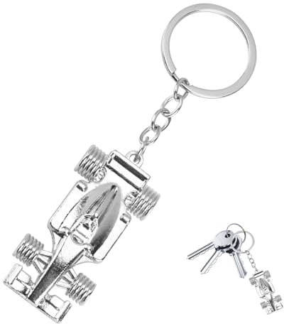 Lotbun 1pcs Metallauto-Schlüsselanhänger, Rennwagen-Schlüsselanhänger,car keychain,personalisierter Schlüsselanhänger