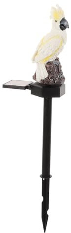 BESPORTBLE Solar-Papageien-Standleuchte – Dekorative Gartenbeleuchtung mit LED & Solartechnik für Terrasse, Balkon & Außenbereich