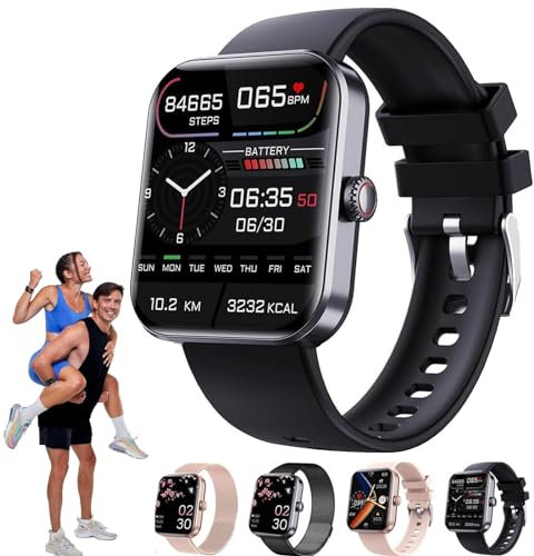 Varyhoone Shirem Track Pro 2.0,Sherum Trackpro 2.0, Yodaer Track Pro 2.0,Dotmalls Trackpro 2.0,Shirem Track Pro 2.0 Blutzuckermessung,Uhr Shirem Track Pro 2.0 Mit Blutzuckermessung (Black)