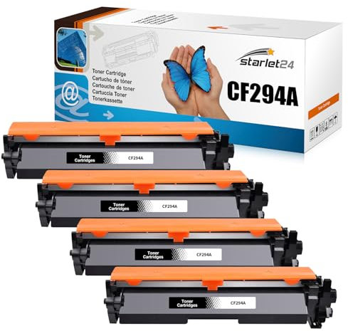 Starlet24 94A CF294A Toner Kompatibel für HP 94A 94X CF294A CF294X Schwarz für Laserjet Pro MFP M148dw M148fdw M118dw (4er Pack)