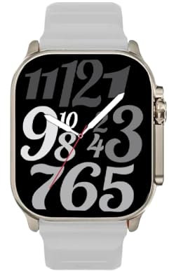 HK10 Ultra 3 MAX - Reloj inteligente Serie 10 AMOLED 1 GB ROM Álbum local, llamada Bluetooth, reloj inteligente AOD para hombres y mujeres (gris)