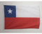 AZ FLAG Bandera Nautica de Chile 45x30 cm - Pabellón de Conveniencia Chilena 30 x 45 Cm, Bandera de Barco con anillas