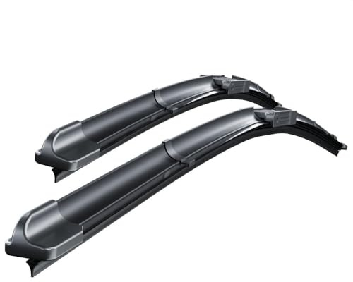 Mossa Escobillas limpiaparabrisas para la luna delantera adecuadas para VW Volkswagen Golf V, VI (10.2003-04.2013) - escobillas plana Premium