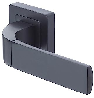 YPP7-B-CB Door Handle Square 7 mm Black Yale - Model Bologna - Button Lock