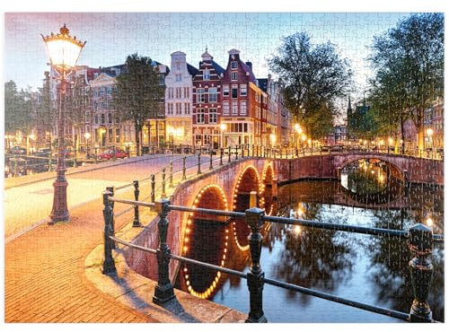 MyPuzzle Ausflug nach Amsterdam - Premium 1000 Teile Puzzle - MyPuzzle Sonderkollektion von ilsespiel