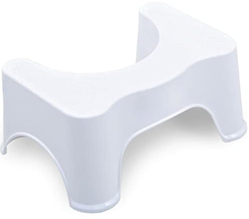 Retoo Medizinischer Toilettenhocker für eine gesunde Darmflora 42 x 26,5 x 17 cm Anti-Rutsch, Perfekte Höhe für die empfohlene Haltung, WC Hocker für Ermöglicht hockende Position Anti-Verstopfung