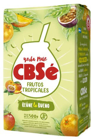 CBSe Yerba Mate, Frutos Tropicales, 500 Gramo