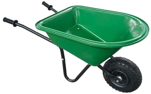 New Child Kids Deep 20L Wheelbarrow - Green/Black - Toy, Play, Farm, Gardening
