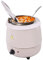 Suppentopf Elektrisch Suppenkessel 10 Liter Thekentopf Suppenwärmer Suppenwarmhaltebehälter mit herausnehmbarem Edelstahl Einsatz und Deckel, für Büffet Catering Gastro, 400 W, 35-80 °C, Silber