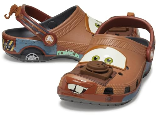 Crocs Unisex Adult Cars Mater Classic Clogs, Cars Mater, 13 Women/11 Men