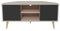 DECOROTIKA - Meuble TV d'angle Zahav 120 cm avec étagères