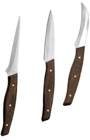 PRETYZOOM 1 Set Coltello Da Chef Taglie Di Intaglio Della Frutta Coltello Da Coltello Da Coltello Set Di Intaglio Vegetale Coltello Vegetale Acciaio Inossidabile Coltello Da Cucina Di Legno