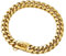 Cuban Dog Collar, Edelstahl Hundehalsband, 14 mm Breite, Hunde Halsband Kette, 26/31/36/41/46/51/56/61 cm Lange, Gold Halskette Halsband Kette für Welpen, kleine, mittelgroße Hunde