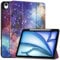 SEIAIYG Funda para iPad Air 13 Pulgadas 2024 con Portalápiz, Plegable PU de Piel Carcasa Cover con Auto Reposo/Activación Función - Galaxia