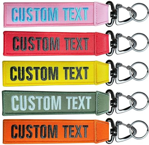 QJS PATCH Customzied Key ring,Personalised Number Plate key ring, Rotatable Key chain,car key tag accessories for Motorcycles, Scooters, Luggage,Cars,Backbag,and Gifts