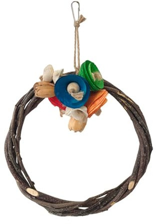 Natürlicher Vogelschaukel mit vielseitiger Schaukel, leicht zu reinigen für Vogelhabitat