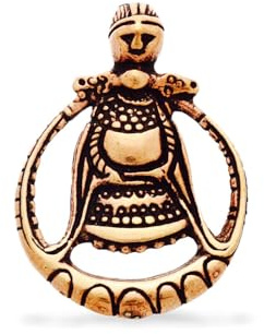 Schmuck Anhänger FREYA 3.1 cm Aska Vikings Liebesgöttin Vintage Bronze