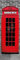 London - Red Telephone Box - Türposter XXL-Poster Foto London Red Telephone Box - Grösse 53x158 cm