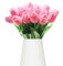 GKONGU Fiori Artificiali 10 Pezzi Artificiale Del Tulipano Fiori Per la Decorazione della stanza,Tulipano Bouquet Per Fiori di Nozze-Rose