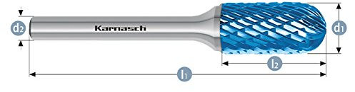 karnasch 115021.056 corte herramientas Rotary Burr