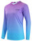 Radtrikot Frauen Fahrrad Langarm Downhill T-Shirt Schnelltrocknend Motorrad Offroad Tops, 9, M