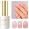 Imtiti Jelly Gel Nail Polish, 15ML Nude Natural Sheer Jelly Gel Polish Soak Off LED UV Nail Gel Polish Translucent Gel Nail Polish DIY Nail Art Starter Manicure Salon Gel Nail Kit