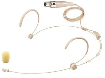Micro casque de rechange pour Shure SLX1 Bodypack émetteur, condensateur, omnidirectionnel, connecteur XLR Mini ta4f 4 broches, beige