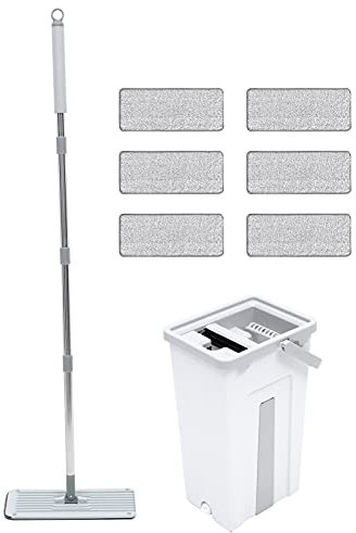 PACKOVE Cubo con Mopa Recambio Trapeador y Cubo De Limpieza Accesorios De Limpieza para Suelo