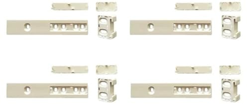 1 Ensemble De Rails Coulissants De Porte De Réfrigérateur Intégrés, Compatibles Avec Electrolux, Compatibles Avec Siemens, Kit De Montage De Guide Coulissant De Porte De Réfrigérateur