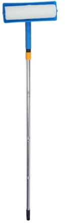 10 Inch Ceiling Paint Roller, Adjustable Long Handle House Rolling Paint Brush with Drip Guard Mural Brush for Walls and Ceiling