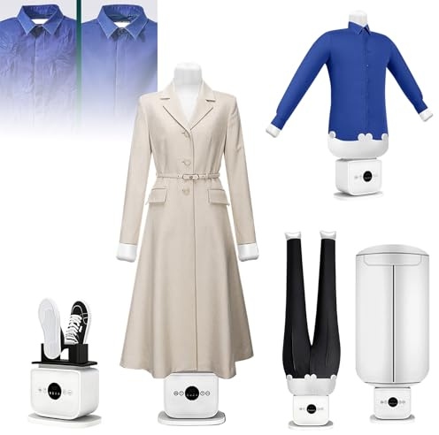 Automatic Ironing Machine, Inflatable Shirt Ironer And Dryer, 1200W With Adjustable Time And Temperature, Upgraded Touch Technology For Wrinkle Removal