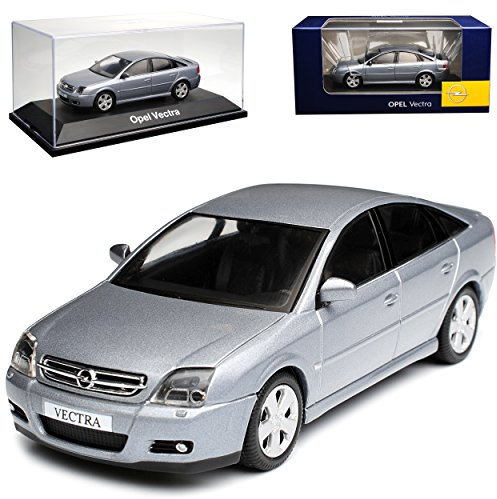 Schuco Opel Vectra C GTS Limousine Grau 2002-2008 1/43 Modell Auto mit individiuellem Wunschkennzeichen