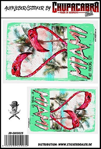 Aufkleber Sticker Miami Coole Motive Fun