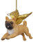 Christbaumschmuck - Ehren Der Pooch Mops Feiertags-Engels-Hundeornamente