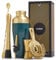 VonShef Cocktail Shaker Set, Gold & Green 6pc Set with Parisian Cocktail Shaker, Bartender Kit w/ Strainer, Muddler, Jigger & More, Gift Box Included