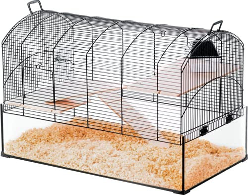 ZOLUX Cage NeoPanas XL with Glass Cuvette Black