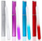 SWKJ Lot de 4 limes à ongles professionnelles en verre dégradé de couleur avec étuis, double face, outils de soin des ongles des doigts et des orteils pour une utilisation à la maison et en salon