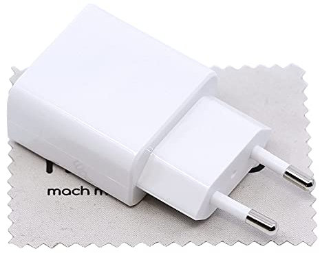 Ladegerät für Original Huawei HW-100225E00 18W für Huawei P30 Lite (New Edition), P20 Lite, P10 Lite, Nova 2, 3, Honor 7, 8 Pro, Mate 20 Lite Quick Charge (ohne Datenkabel) mit mungoo Displayputztuch